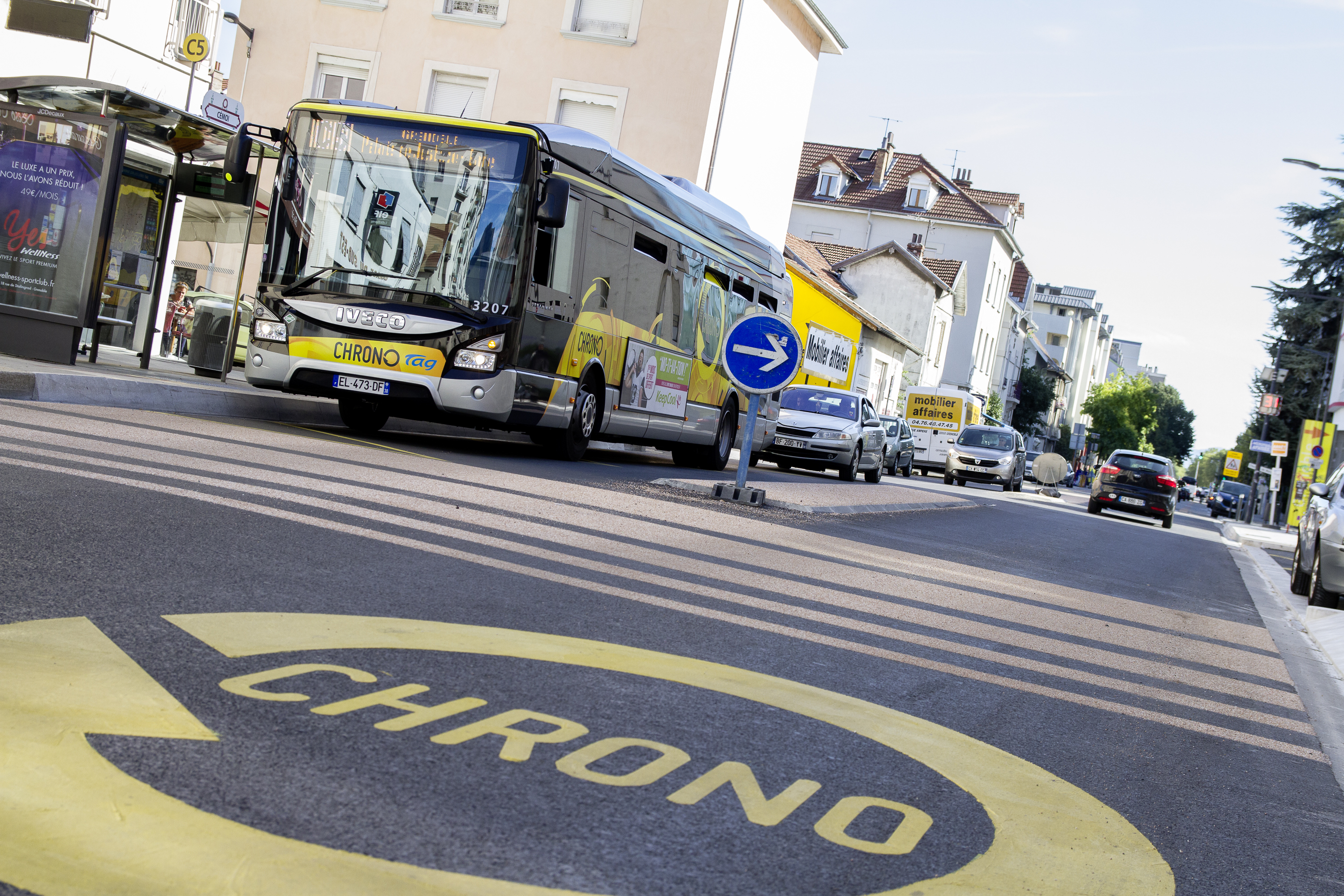 Chrono bus Grenoble Transdev