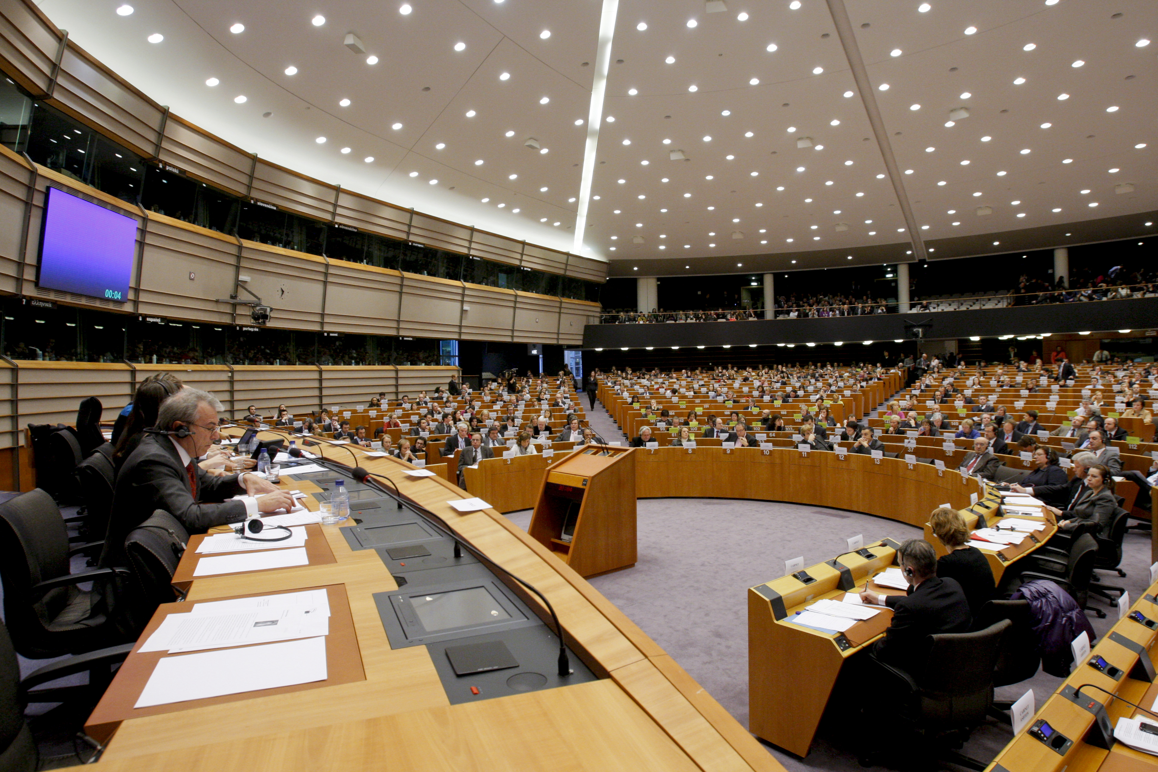 © Parlement Européen Commission des affaires étrangères Hémicycle Discussion avec Catherine Ashton, Haut Représentant de l'Union pour les affaires étrangères et sécurité commune Committee on Foreign Affairs In the Plenary Chamber Discussion with Catherine Ashton, High Representative of the Union for Foreign Affairs and Security Policy Ashton Catherine, 2009, Parlement européen à Bruxelles, Commissions du PE / EP Committees, AFET Affaires étrangères, droits de l'homme,défense 02-12-2009