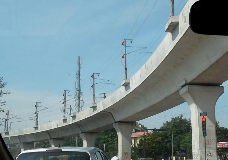 viaduc métro Hyderabad Inde