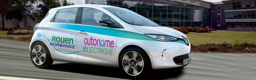 ZOE électrique autonome Rouen Métropole