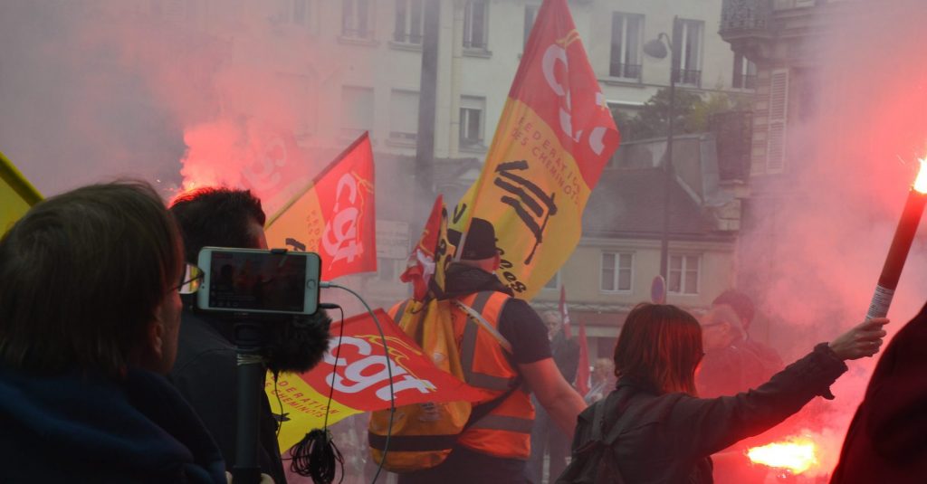 Manifestation syndicat CGT