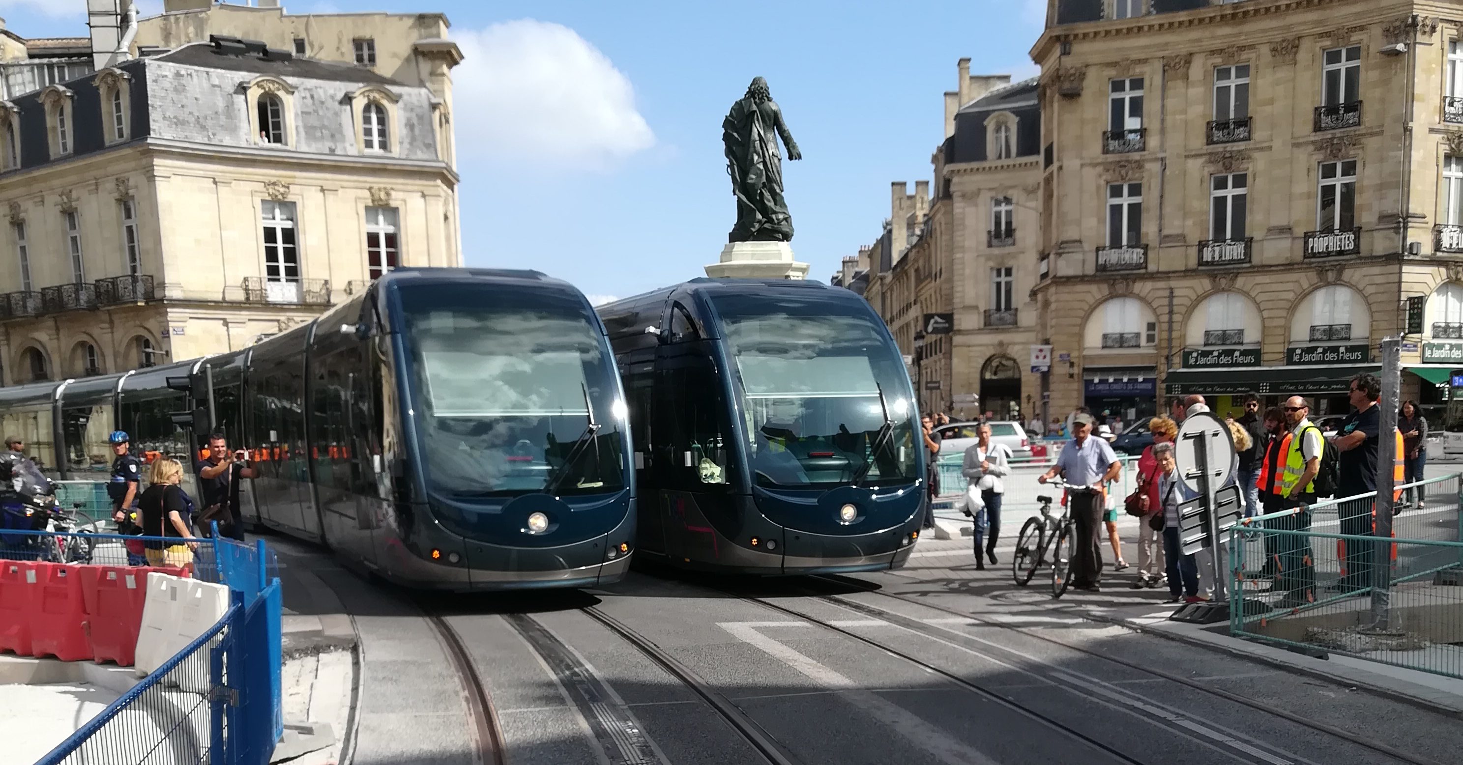 Tram D prolongement ligne D Quiquonce - Eyssines