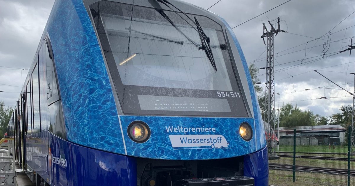 Train à hydrogène Coradia ILint d'Alstom en Basse-Saxe (Allemagne)