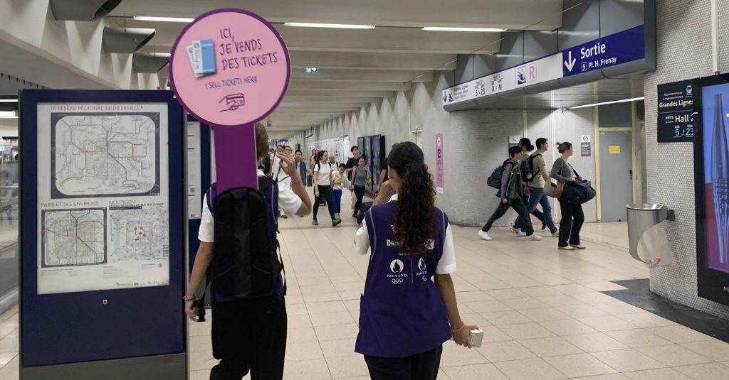 Gare de Lyon pendant les JO 2024